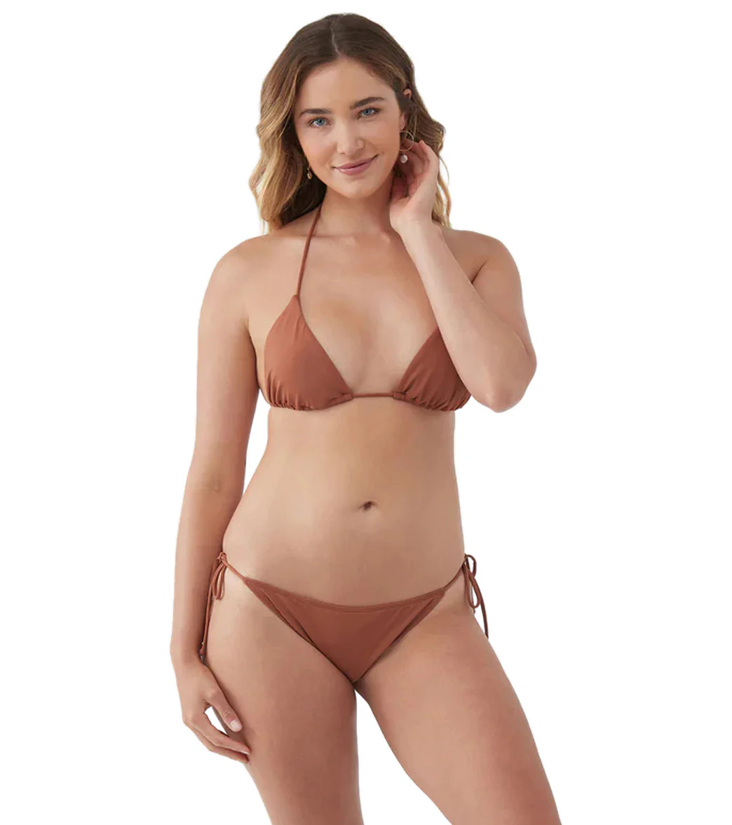 O'Neill Women's Saltwater Solids Maracas Tie Side Bikini Bottom - Image 46