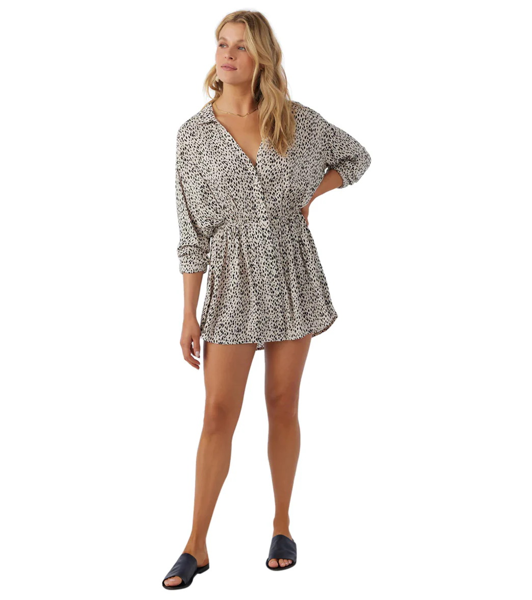 O'Neill Women's Swim Saltwater Essentials Cami Printed Cover Up Dress - Image 4