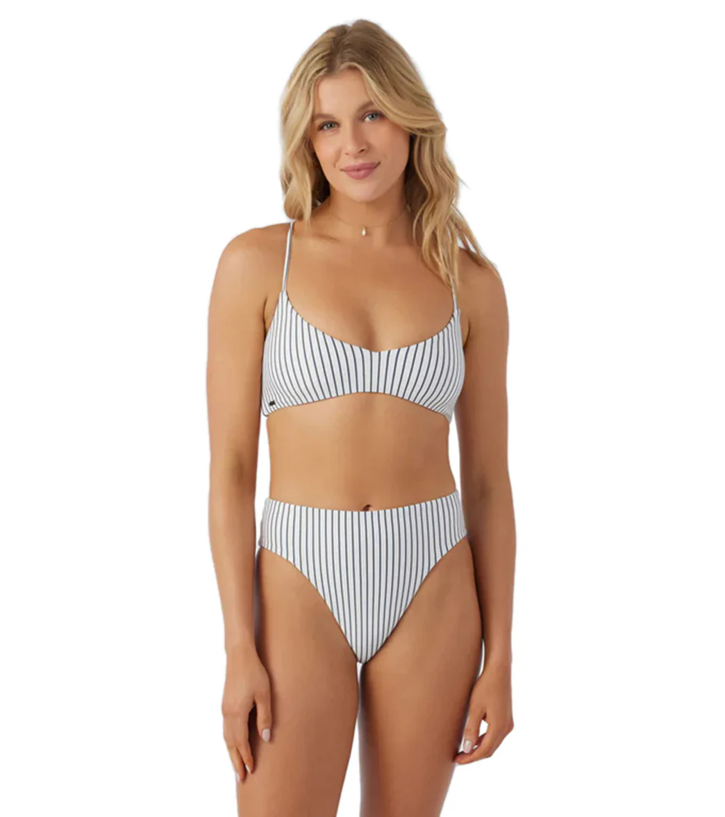 O'Neill Women's Swim Saltwater Essentials Huntington Printed Bikini Top - Image 4