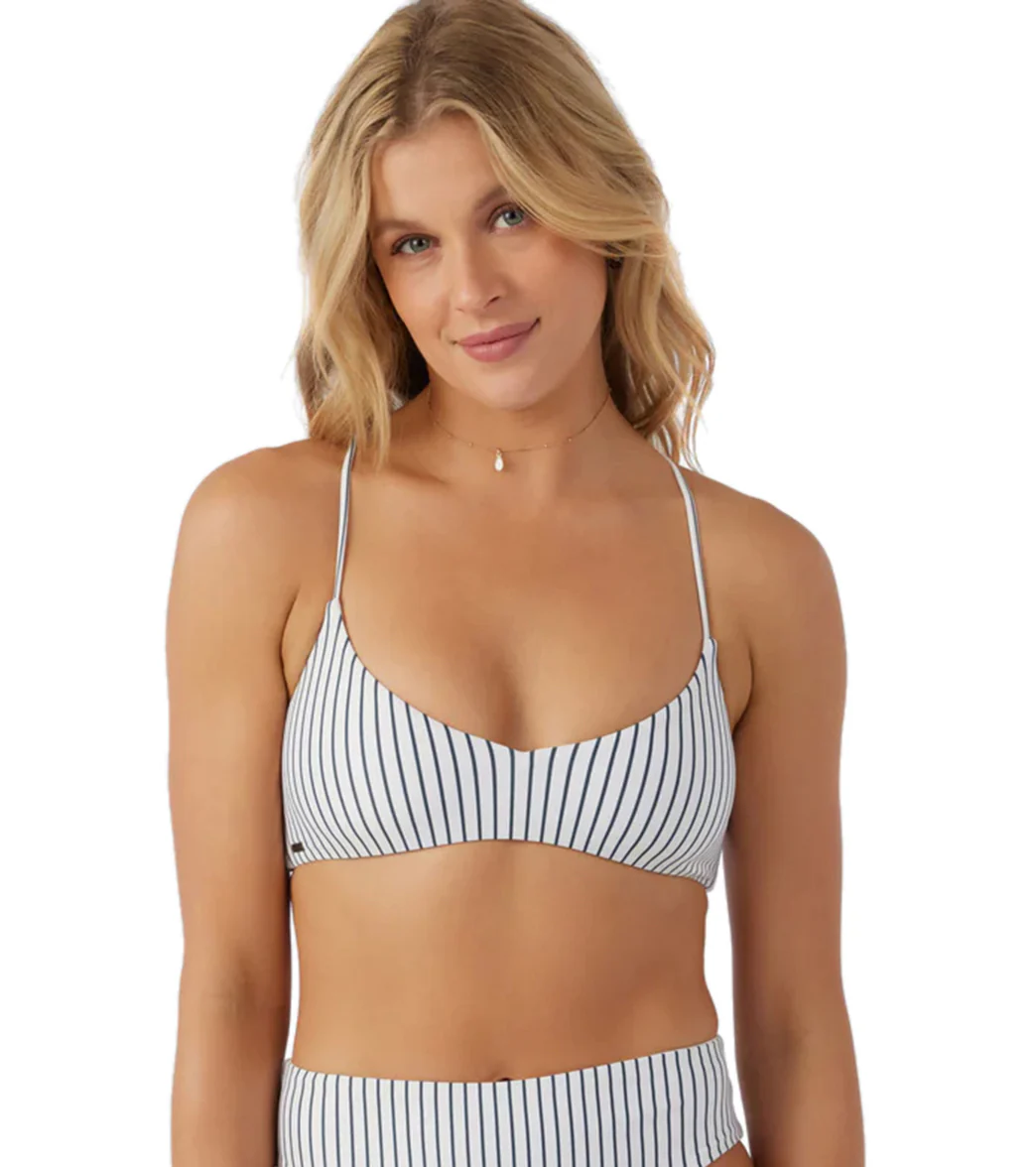 O'Neill Women's Swim Saltwater Essentials Huntington Printed Bikini Top - Image 6