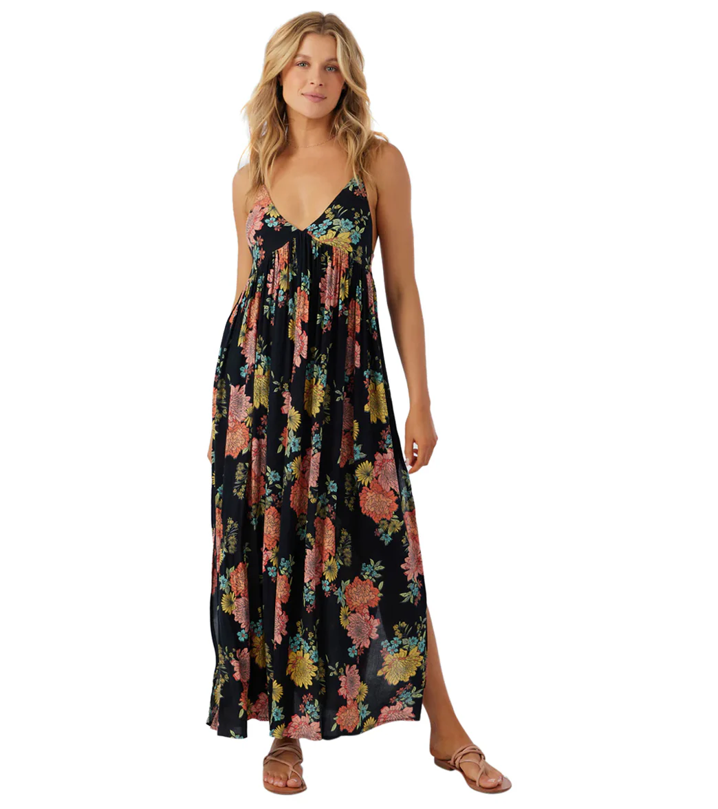 O'Neill Women's Swim Saltwater Essentials Mel Printed Maxi Cover Up Dress - Image 7
