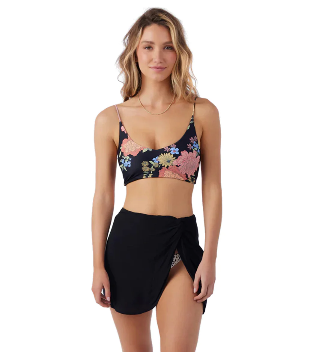O'Neill Women's Swim Saltwater Solids Hanalei Mini Cover Up Skirt - Image 4