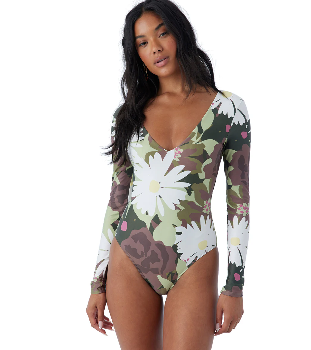 O'Neill Women's Tamara Floral San Marco One Piece Swimsuit