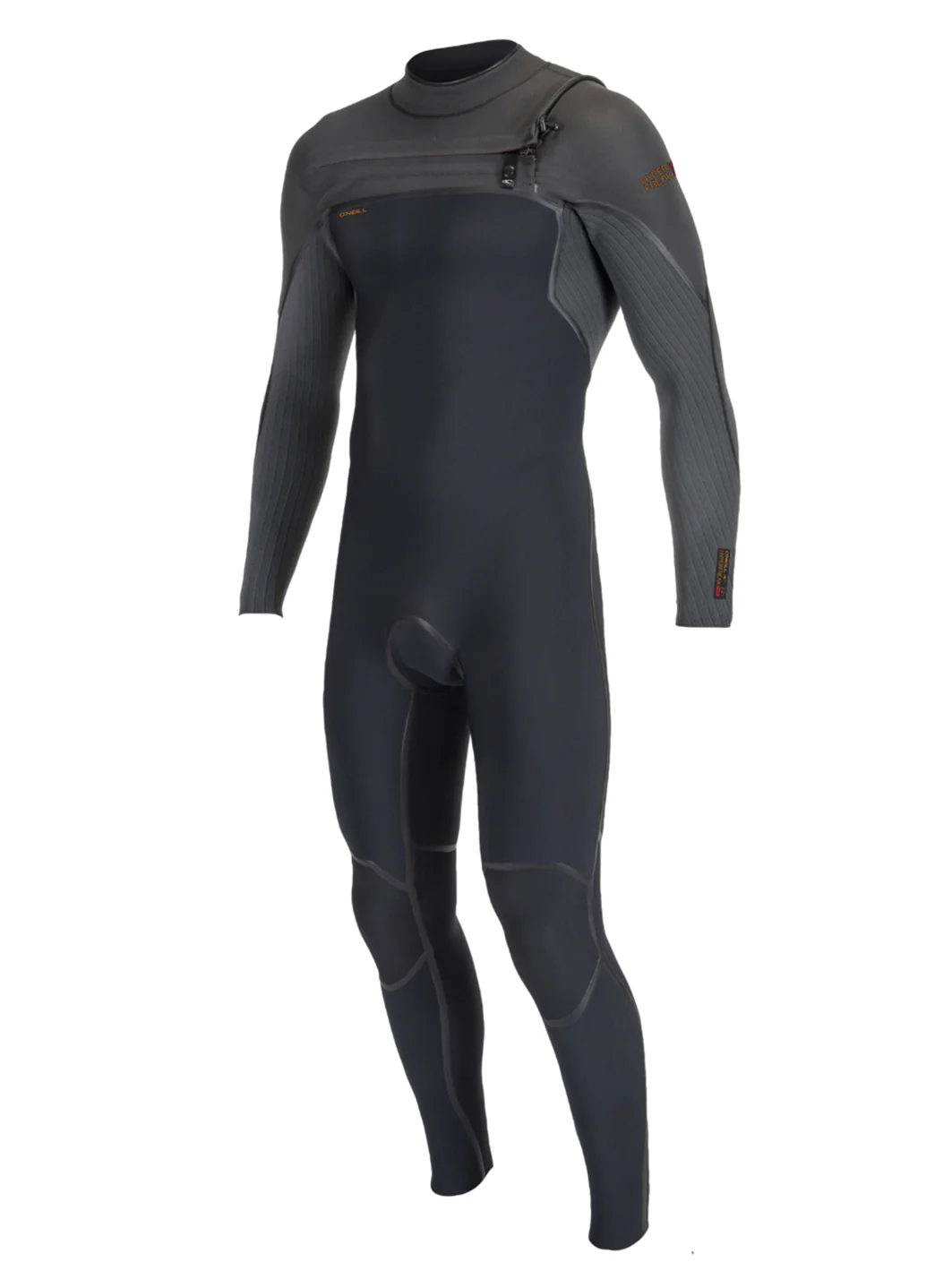 O'Neill Youth Hyperfreak Fire 3/2mm+ Chest Zip Full Wetsuit - Image 2