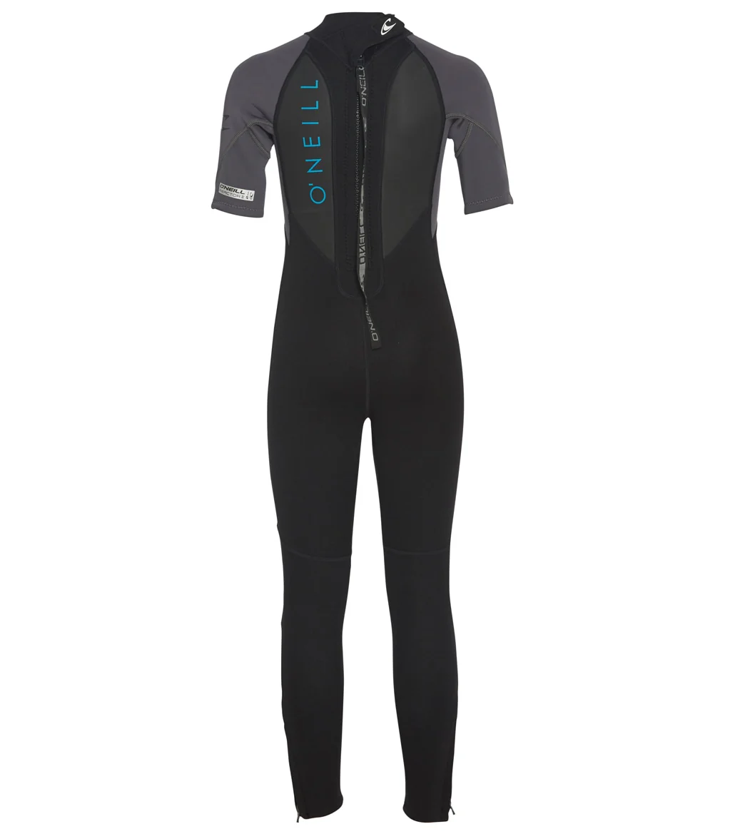 O'Neill Youth Reactor 2MM Back Zip Short Sleeve Fullsuit - Image 2