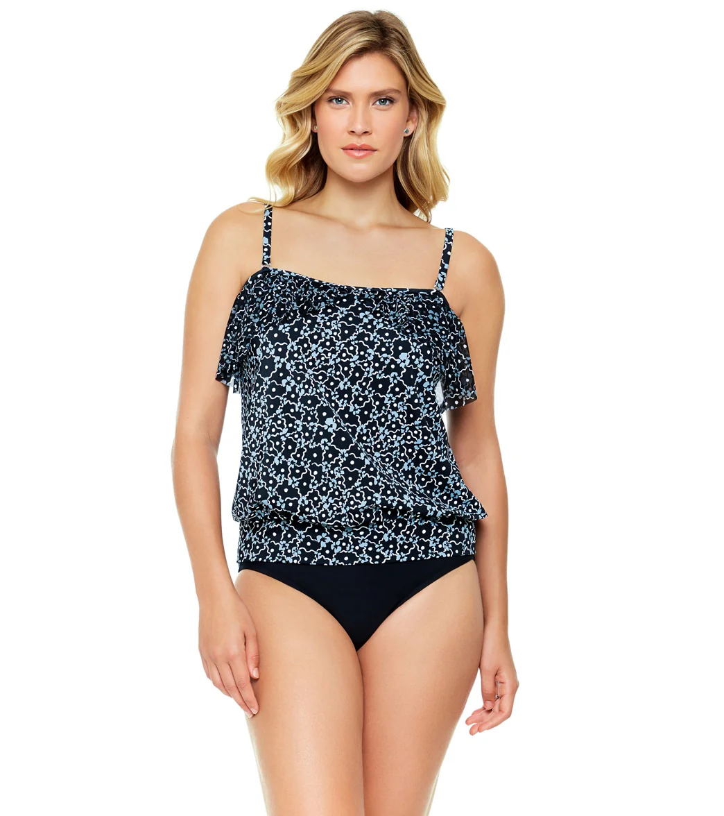 Penbrooke Solid Shirred Front Bikini Bottom - Image 4