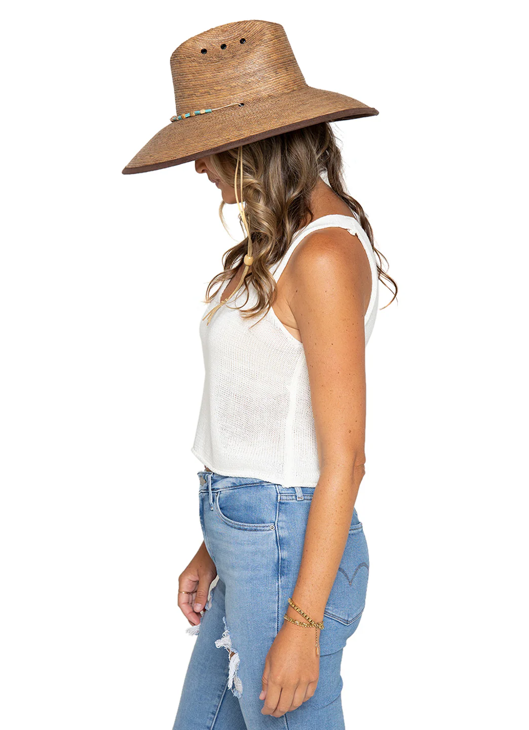 Peter Grimm Caroline Crushable Packable Adjustable Lifeguard Hat - Image 6