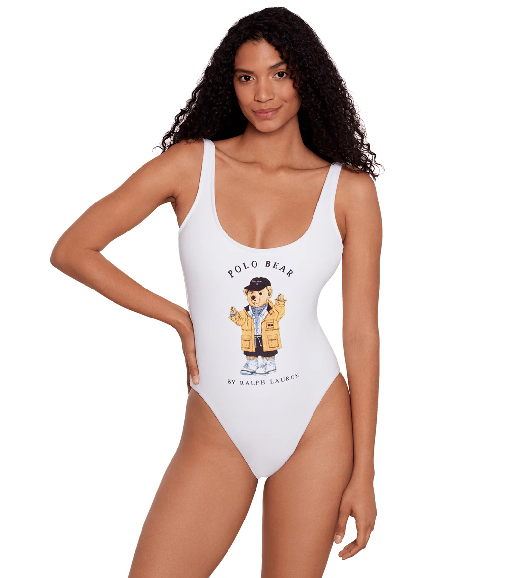 Polo Ralph Lauren Polo Bear Scoop Tank One Piece Swimsuit