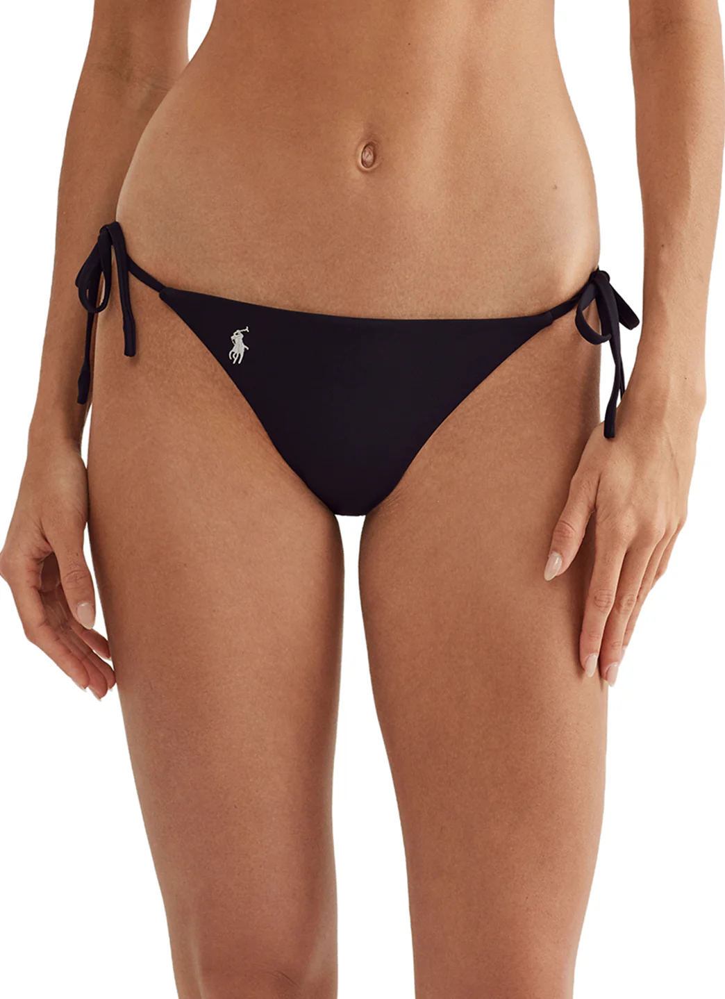 Polo Ralph Lauren Women's Black Icons Brazilian String Bikini Bottom - Image 3