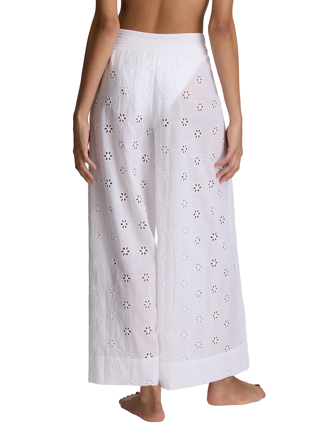 Polo Ralph Lauren Women's Eyelet Covers Wrap Cover Up Pant - Image 5