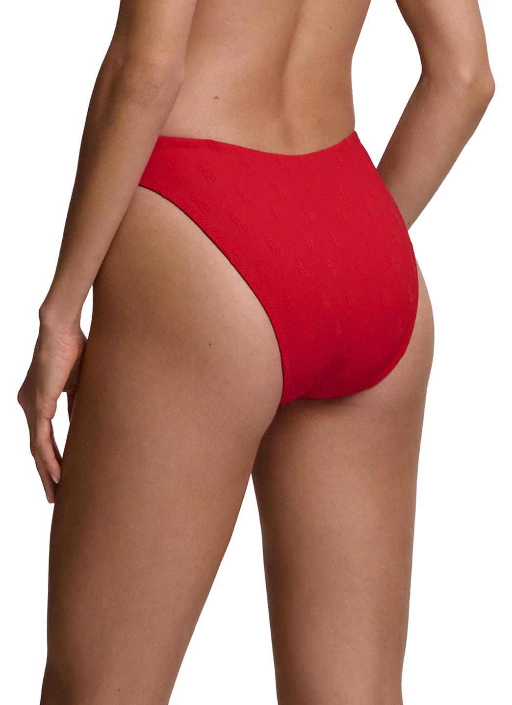 Polo Ralph Lauren Women's Logo Jacquard High Leg Scoop Bikini Bottom - Image 10