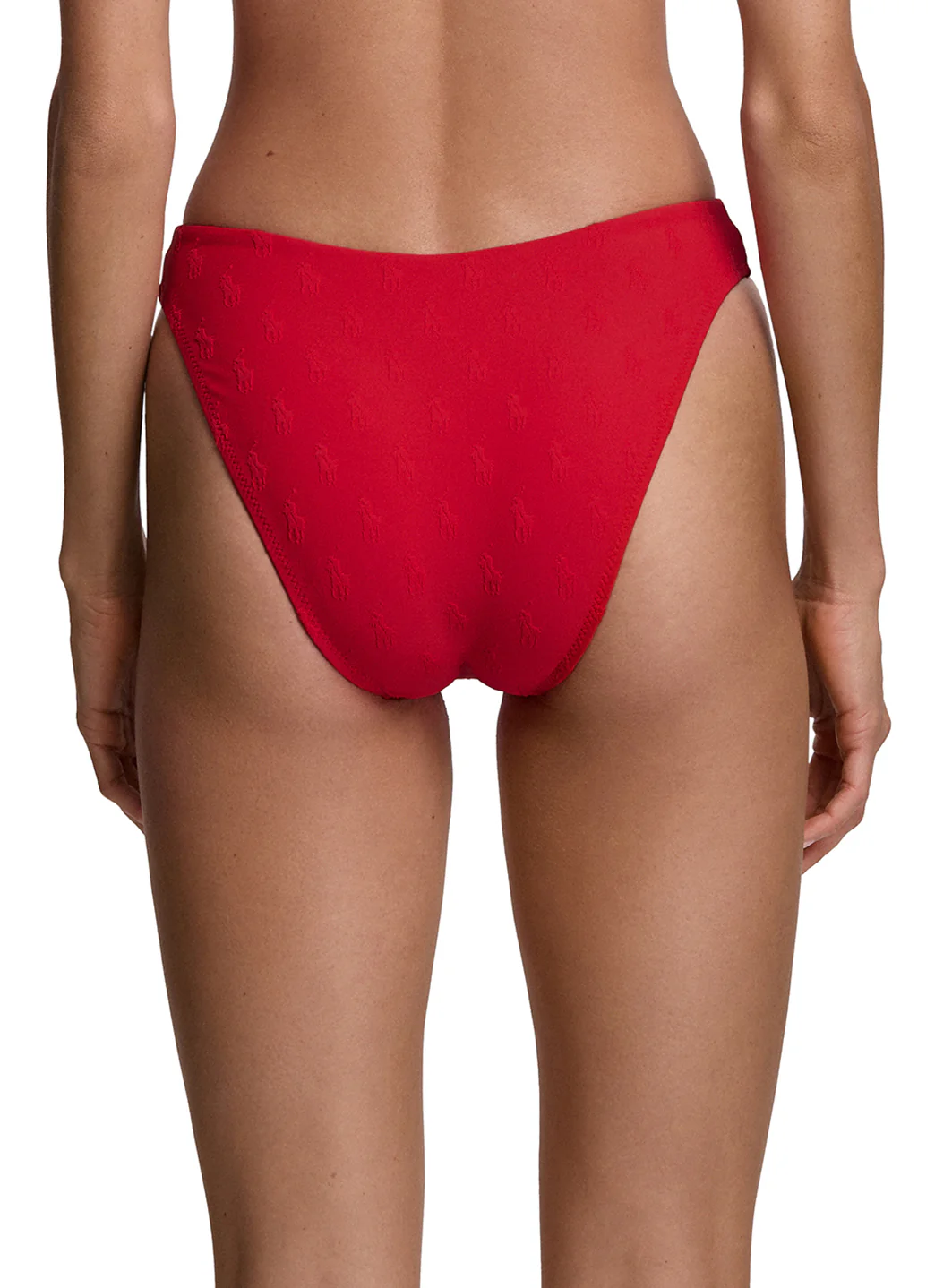 Polo Ralph Lauren Women's Logo Jacquard High Leg Scoop Bikini Bottom - Image 11