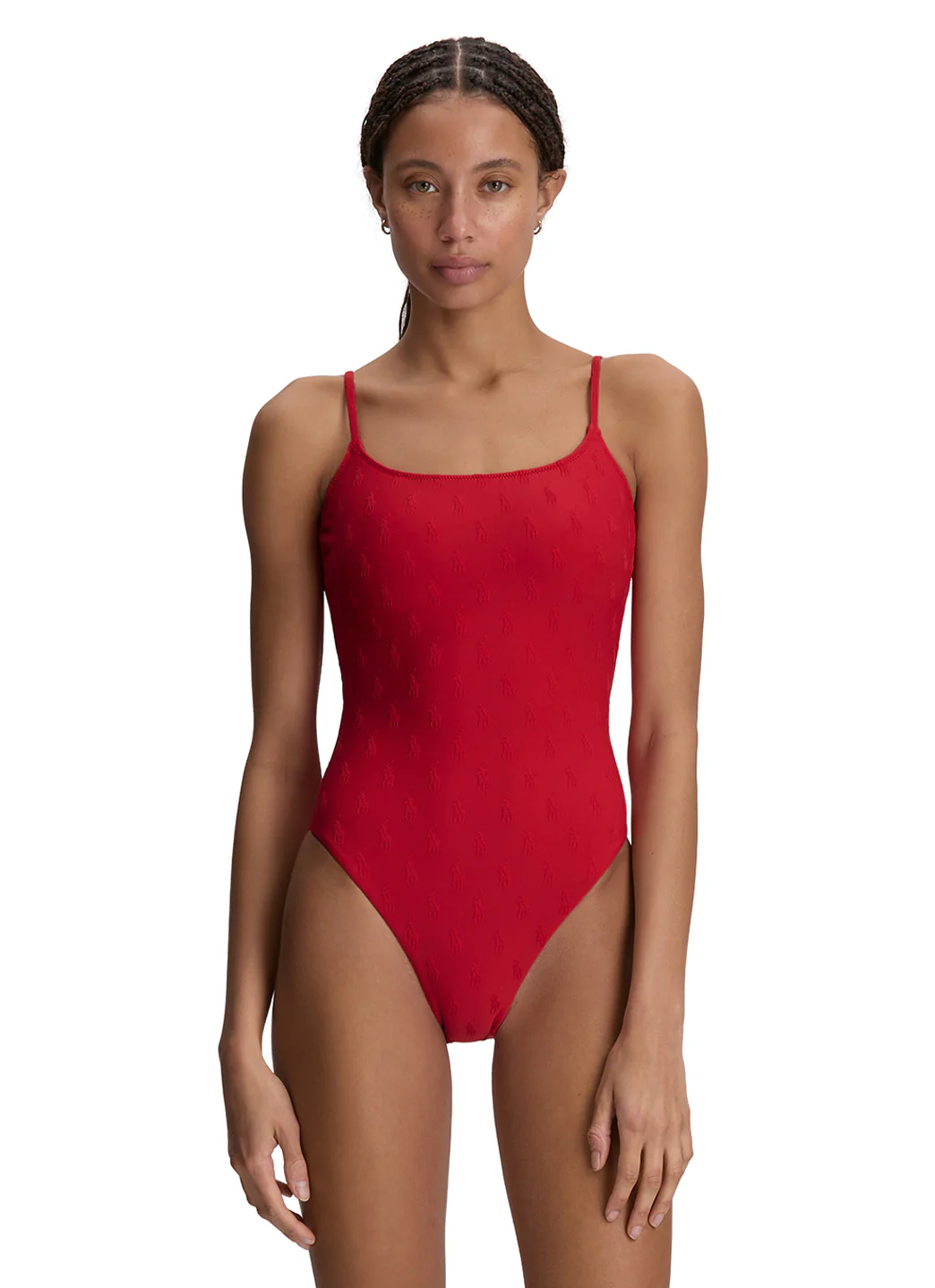 Polo Ralph Lauren Women's Logo Jacquard Kennedy One Piece Swimsuit - Image 2