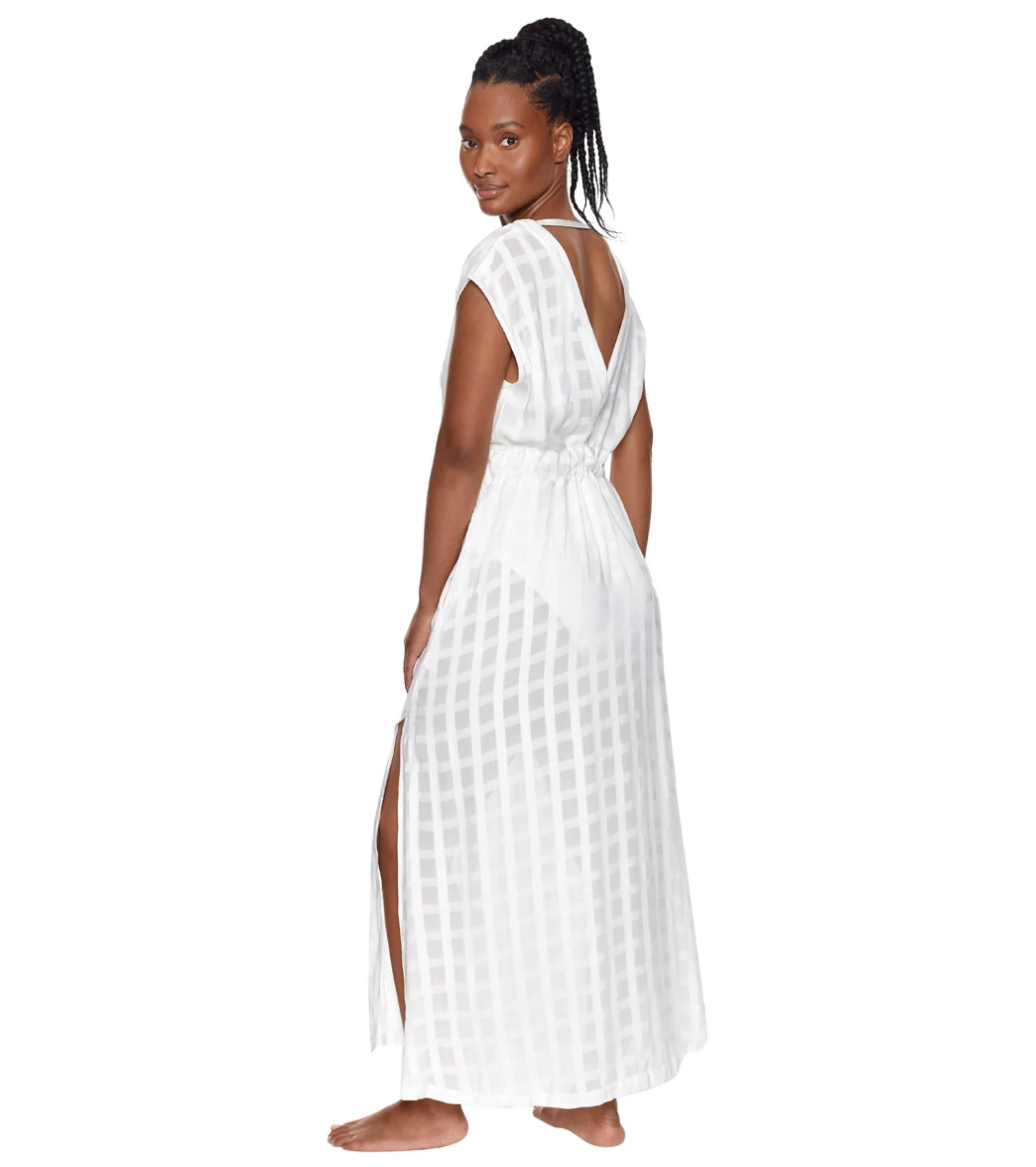 Polo Ralph Lauren Women's Plaid Beachwear Plunge Maxi Dress - Image 8
