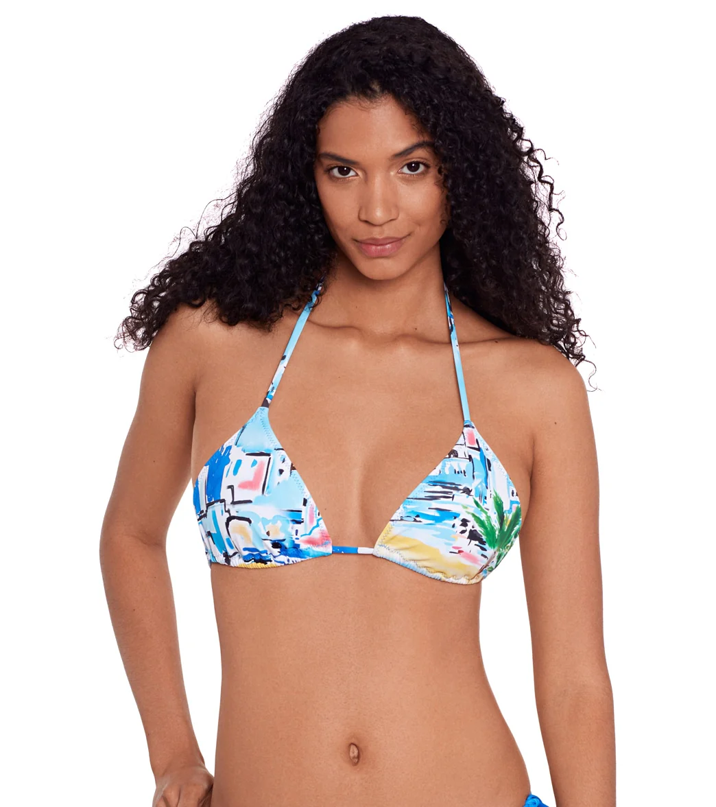 Polo Ralph Lauren Women's Riviera Scenic Ricky Slider Triangle Bikini Top - Image 8