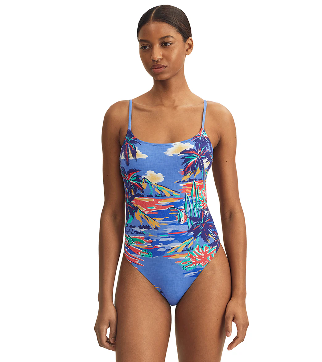Polo Ralph Lauren Women's Scenic Kennedy One Piece Swimsuit - Image 5