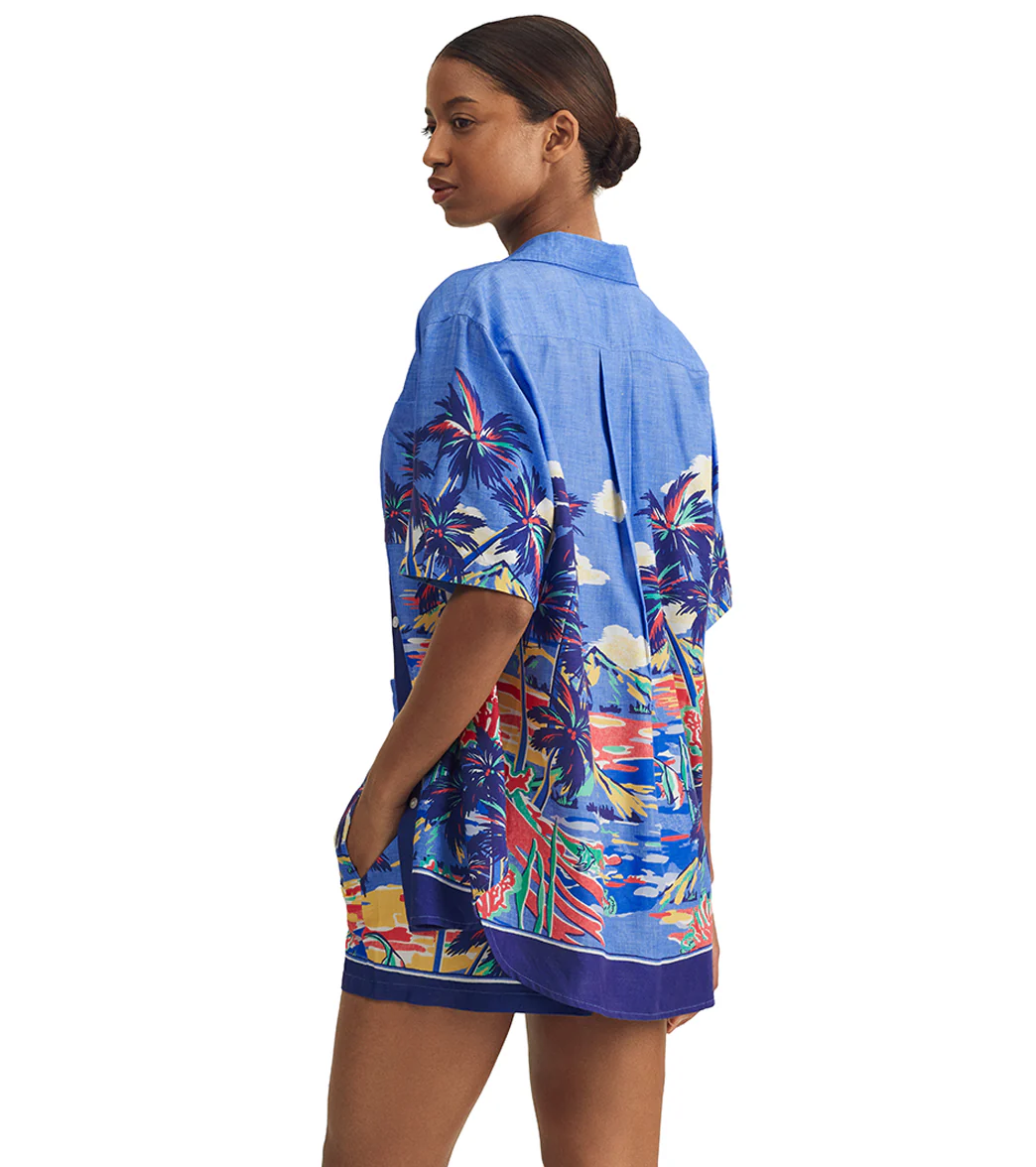Polo Ralph Lauren Women's Scenic Short Sleeve & Short Set - Image 2