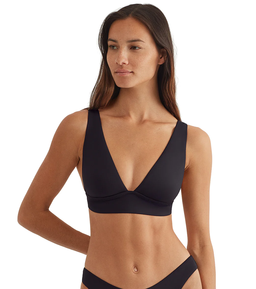 Polo Ralph Lauren Women's Signature Solids Over The Shoulder V Neck Bikini Top - Image 6