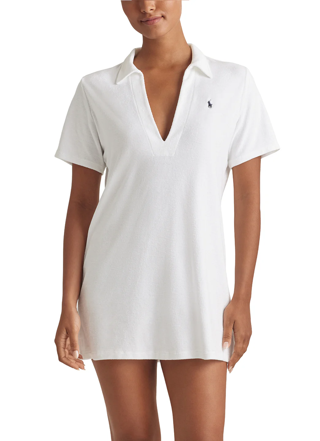 Polo Ralph Lauren Women's Terry Collar Cover Up Dress - Image 2