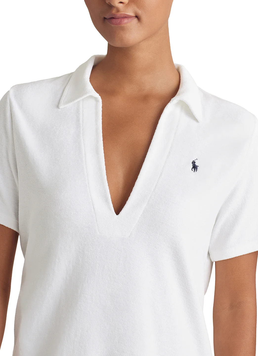 Polo Ralph Lauren Women's Terry Collar Cover Up Dress - Image 5