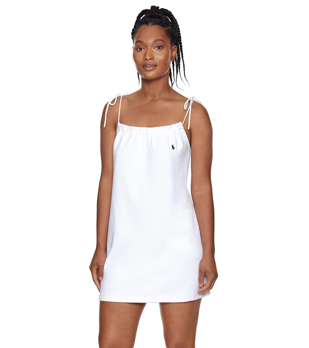 Polo Ralph Lauren Women's Terry Shoulder Tie Dress - Image 8