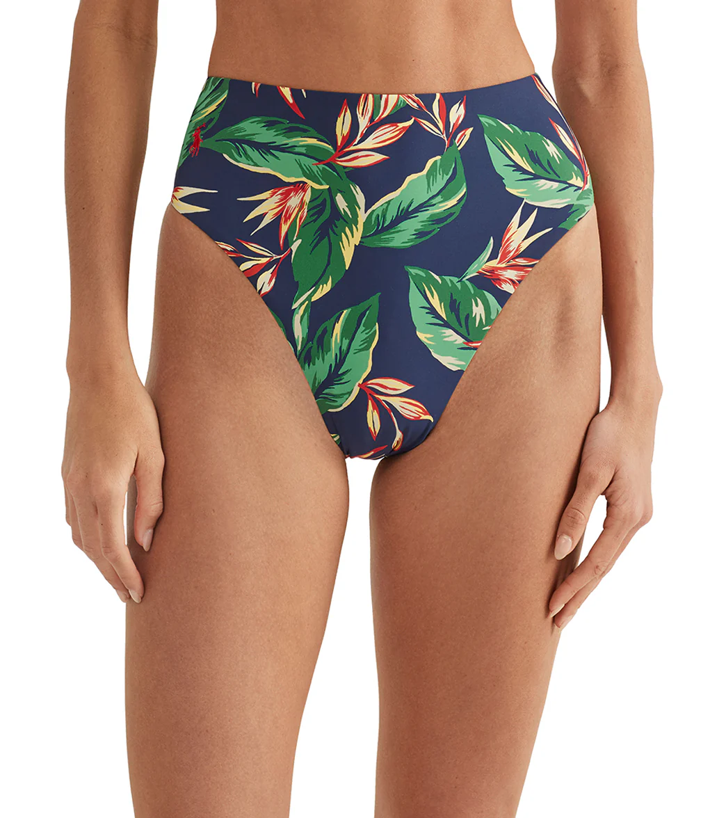 Polo Ralph Lauren Women's Tropical High Rise Bikini Bottom - Image 5