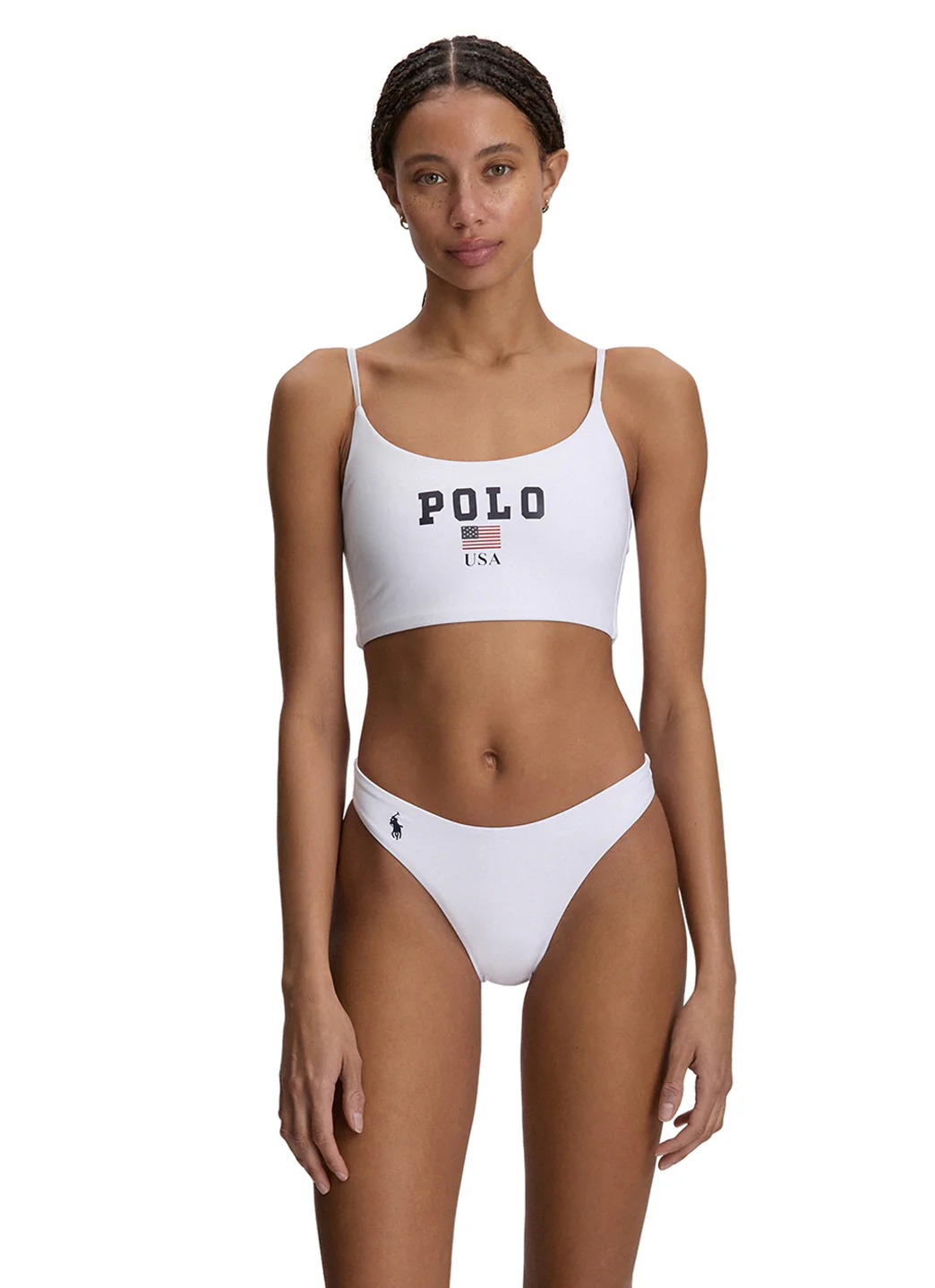 Polo Ralph Lauren Women's USA Logo Cami Crop Top - Image 6