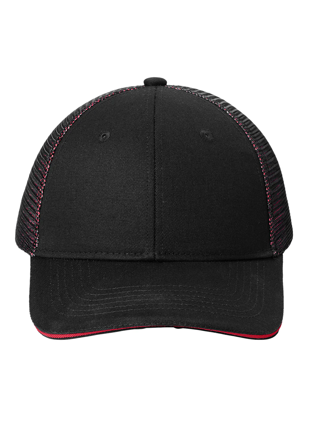 Port Authority Double Mesh Snapback Sandwich Bill Cap - Image 4