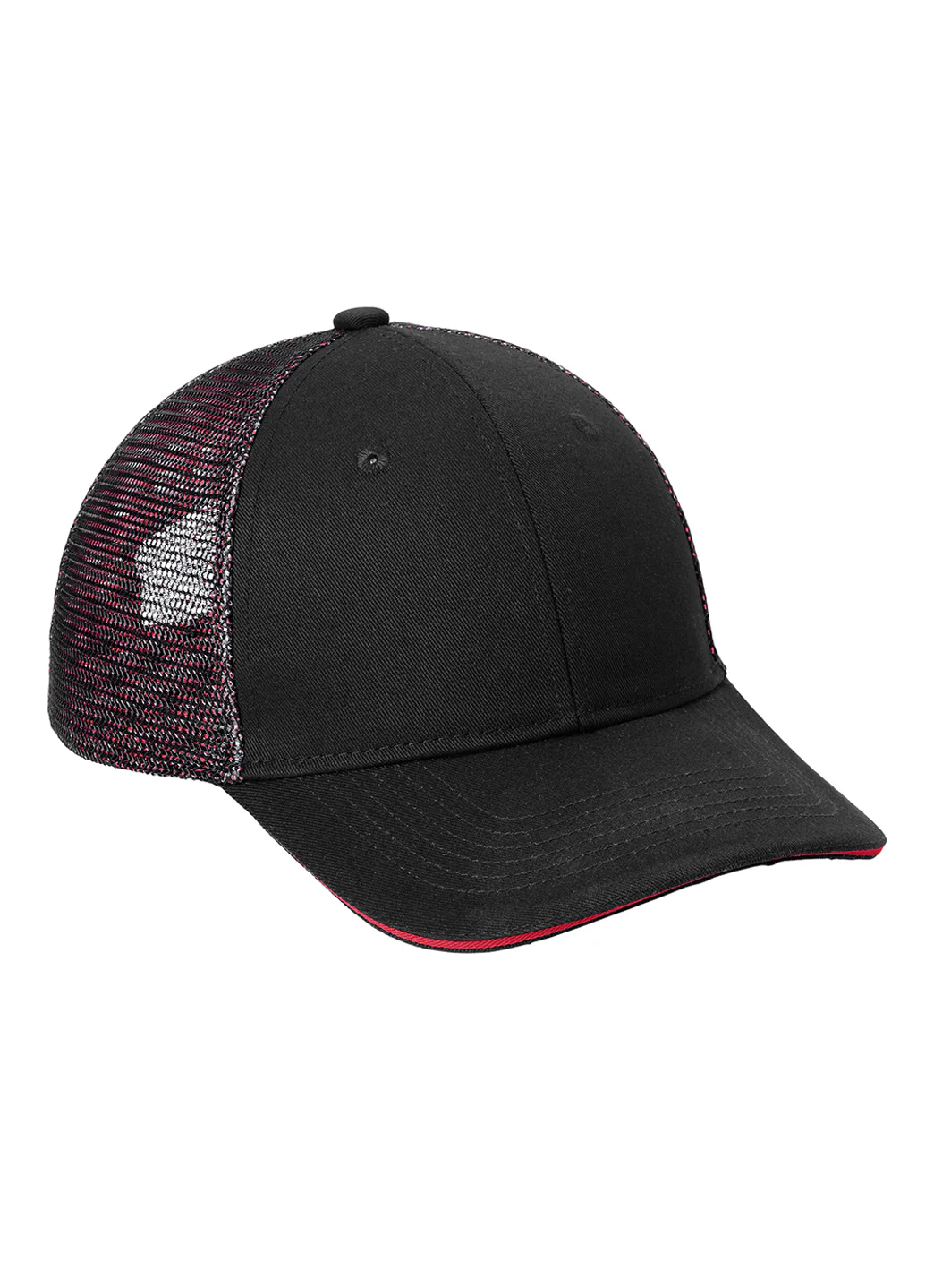 Port Authority Double Mesh Snapback Sandwich Bill Cap - Image 6