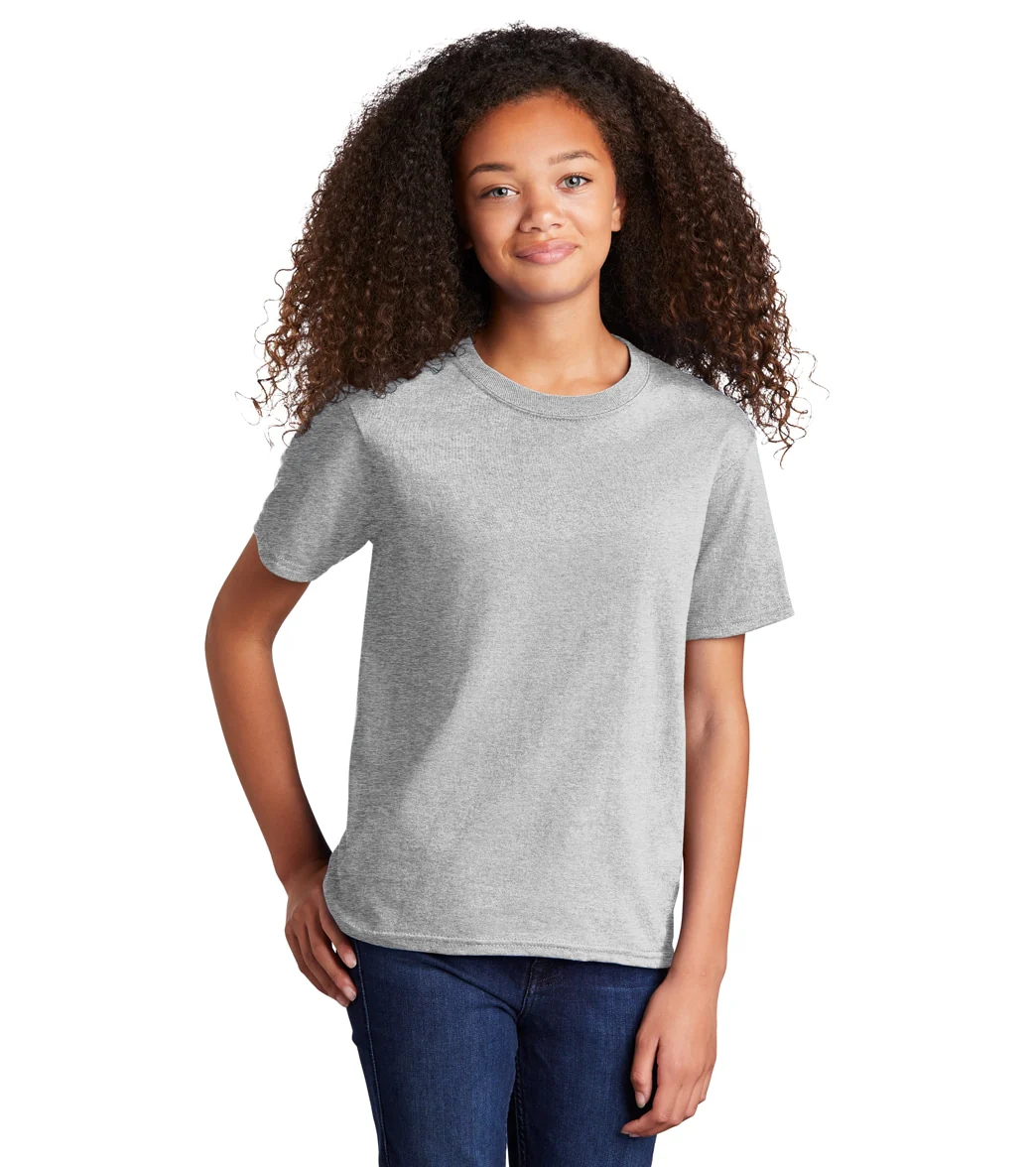 Port & Company Youth Core Cotton Short Sleeve Tee - Image 10
