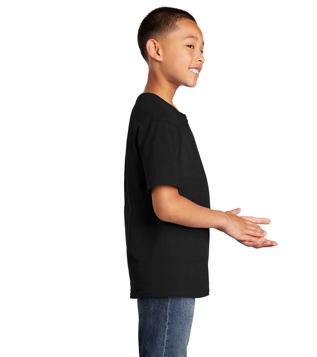 Port & Company Youth Core Cotton Short Sleeve Tee - Image 2