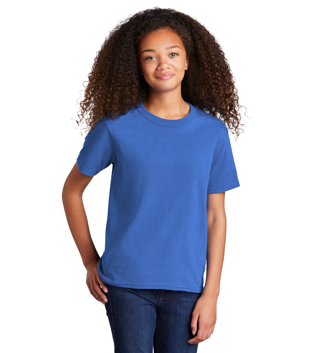 Port & Company Youth Core Cotton Short Sleeve Tee - Image 22