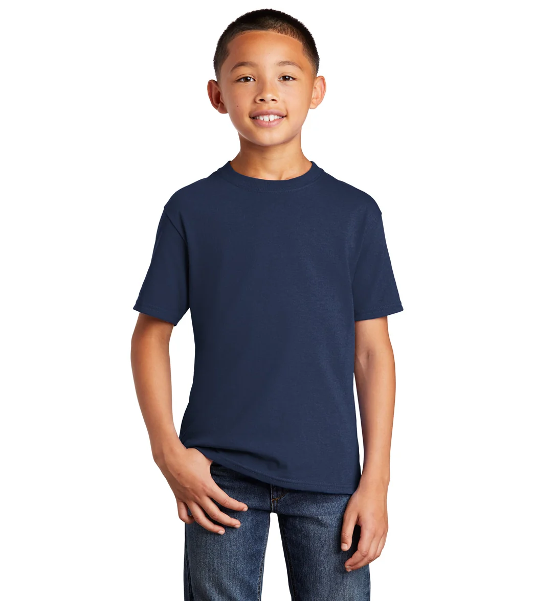 Port & Company Youth Core Cotton Short Sleeve Tee - Image 30
