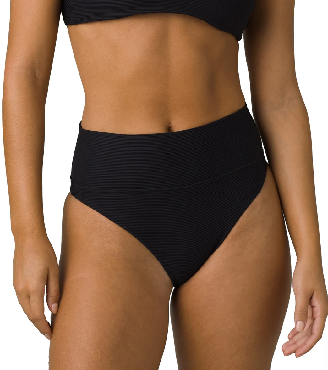 prAna Aurelia Ottoman Ribbed High Waist Bikini Bottom - Image 11