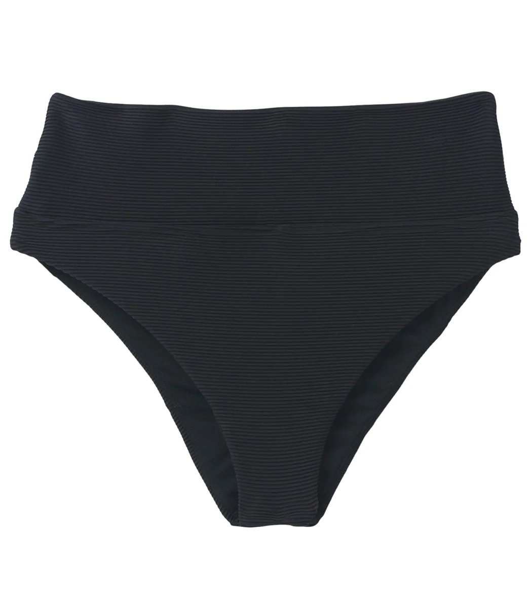 prAna Aurelia Ottoman Ribbed High Waist Bikini Bottom - Image 8
