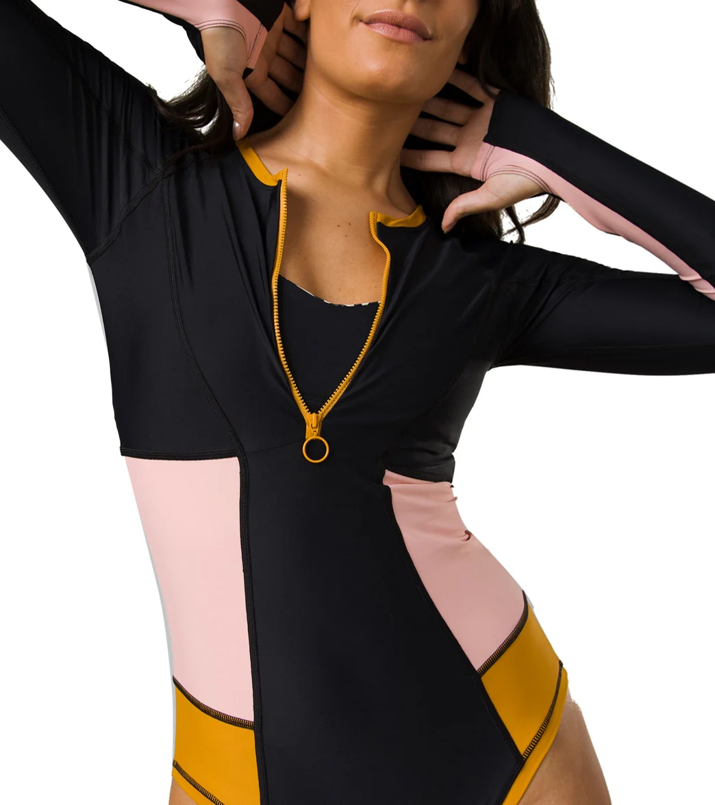 prAna McKalya Long Sleeve One Piece Swimsuit - Image 3