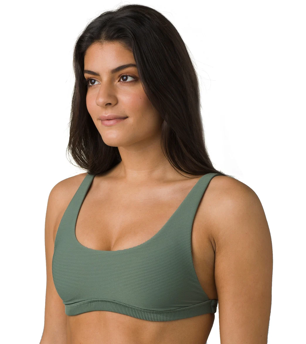 prAna Shoreline Ottoman Ribbed Bikini Top