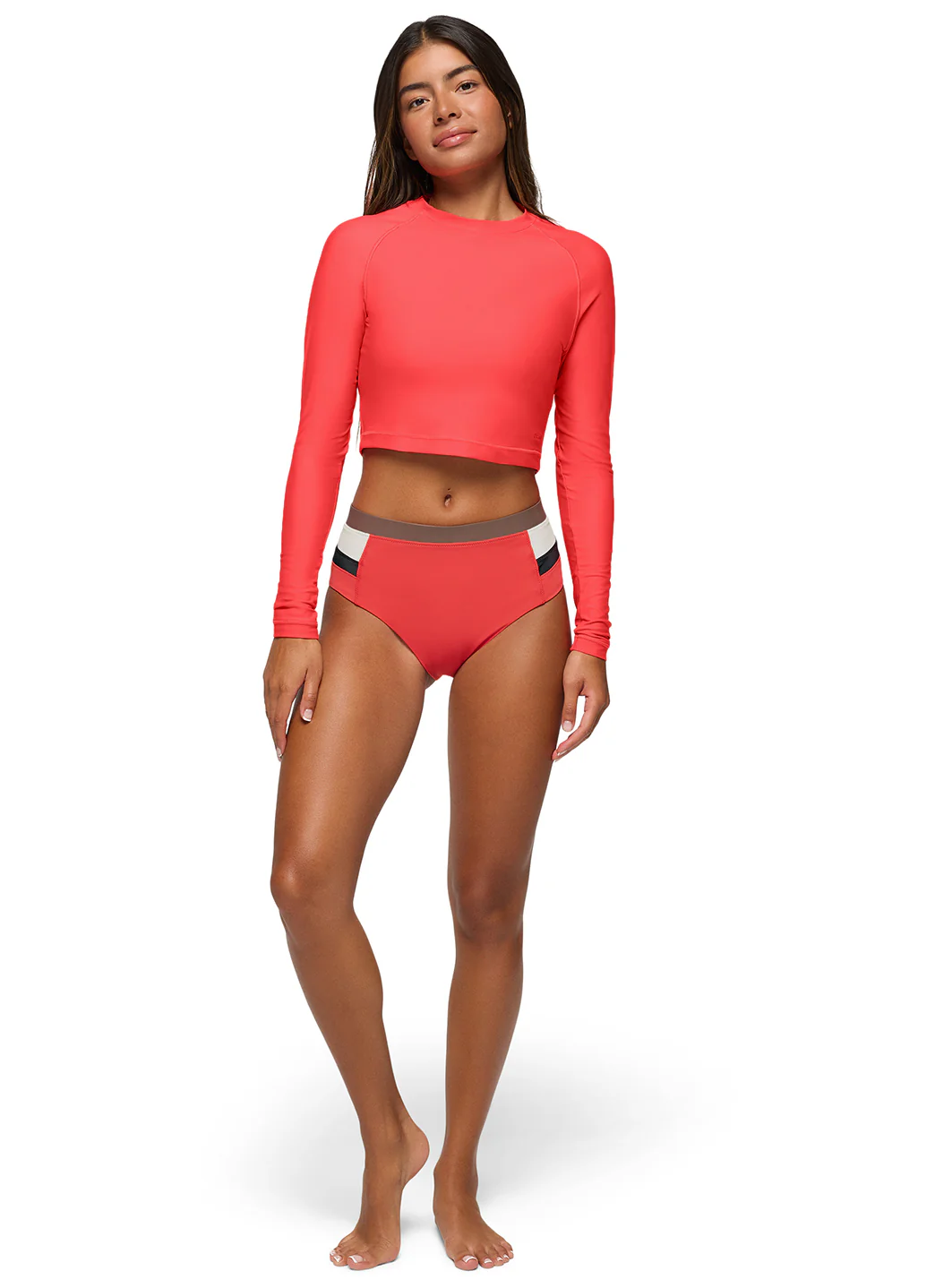 prAna Women's Color Block Baja Bound High Rise Bikini Bottom - Image 5