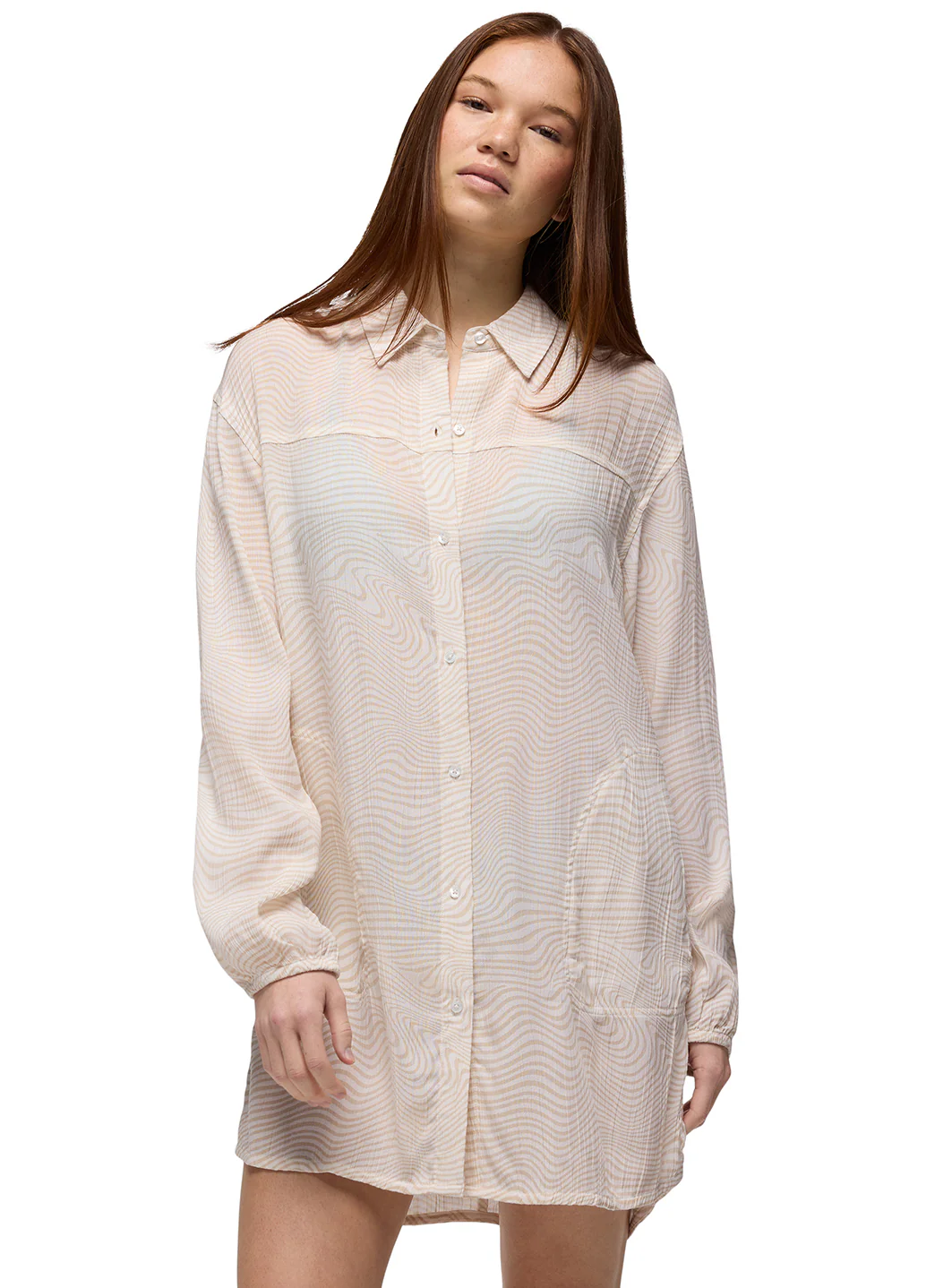 prAna Women's Fernie Cover Up Shirt - Image 2