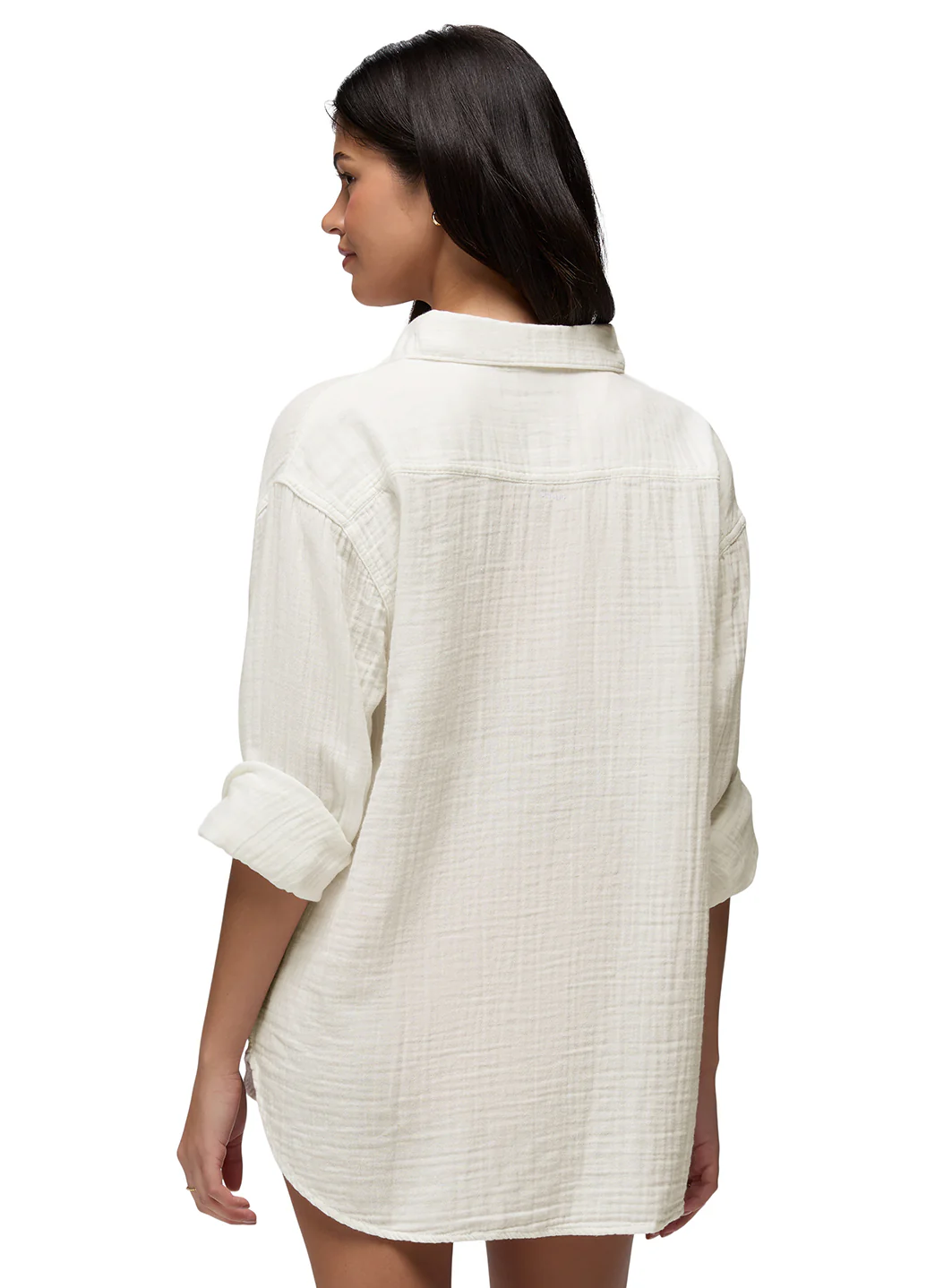 prAna Women's Hideaways Button Down Cover Up - Image 4