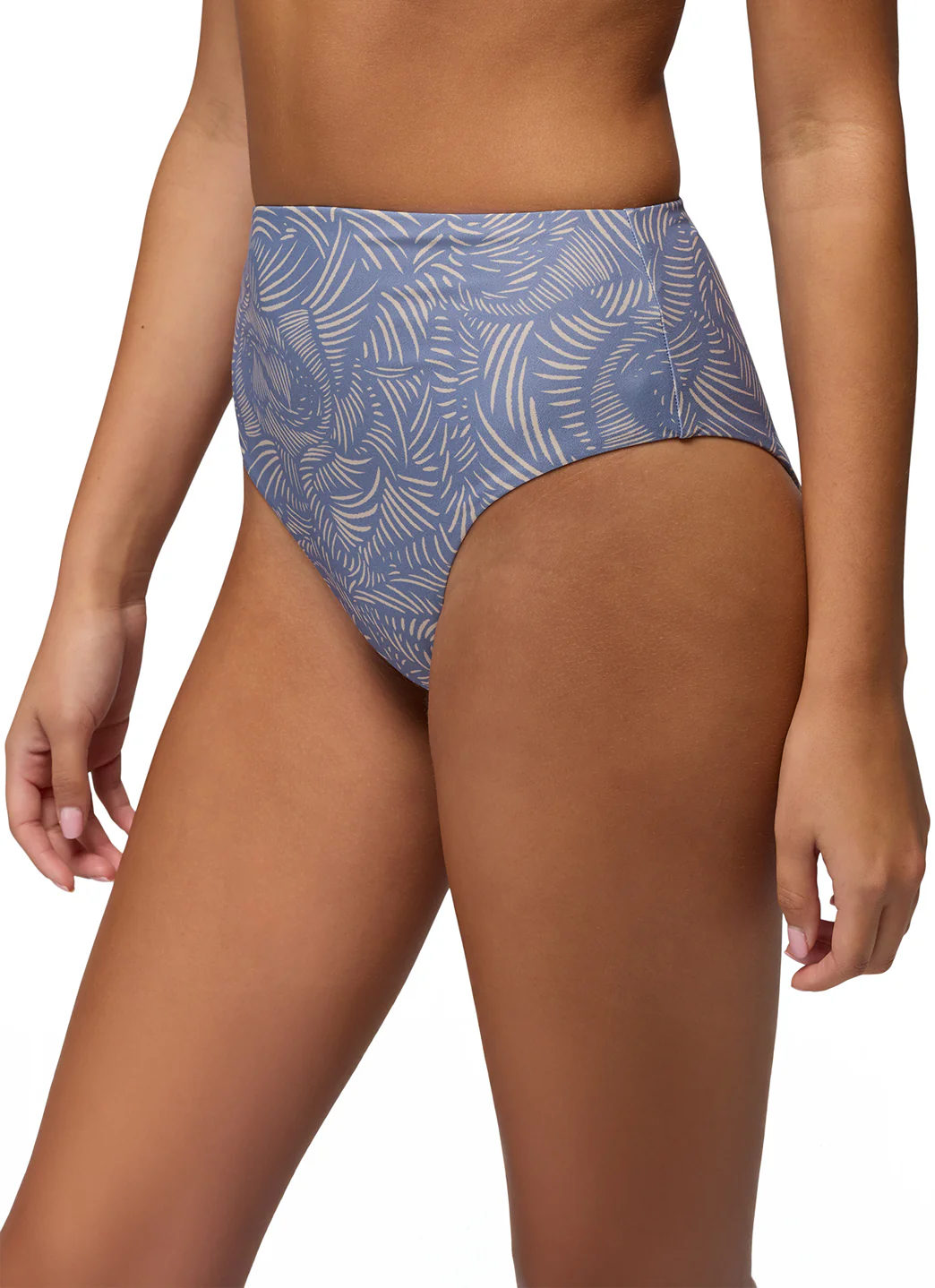 prAna Women's Lahari Taro Currents High Rise Bikini Bottom - Image 4