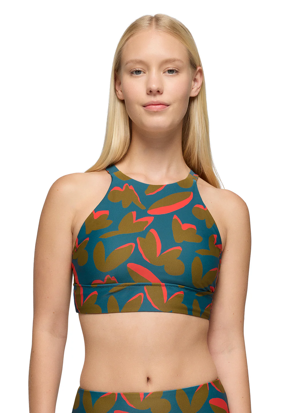 prAna Women's Marine Street Checker Bikini Top