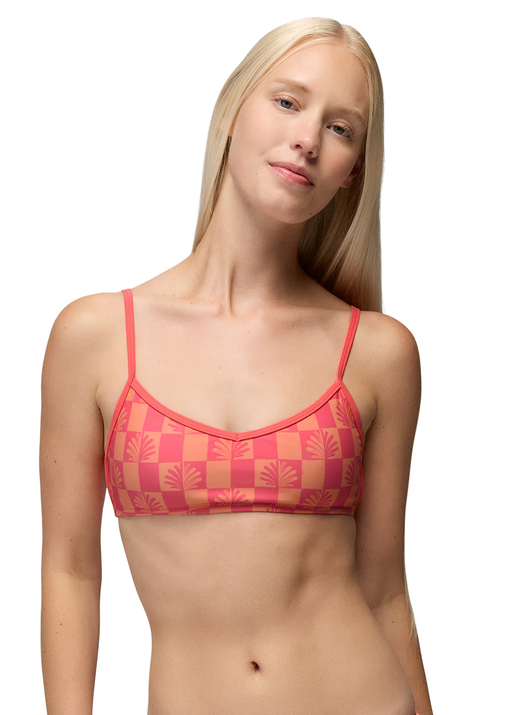 prAna Women's Tropic Kiss Checker Bikini Top - Image 2