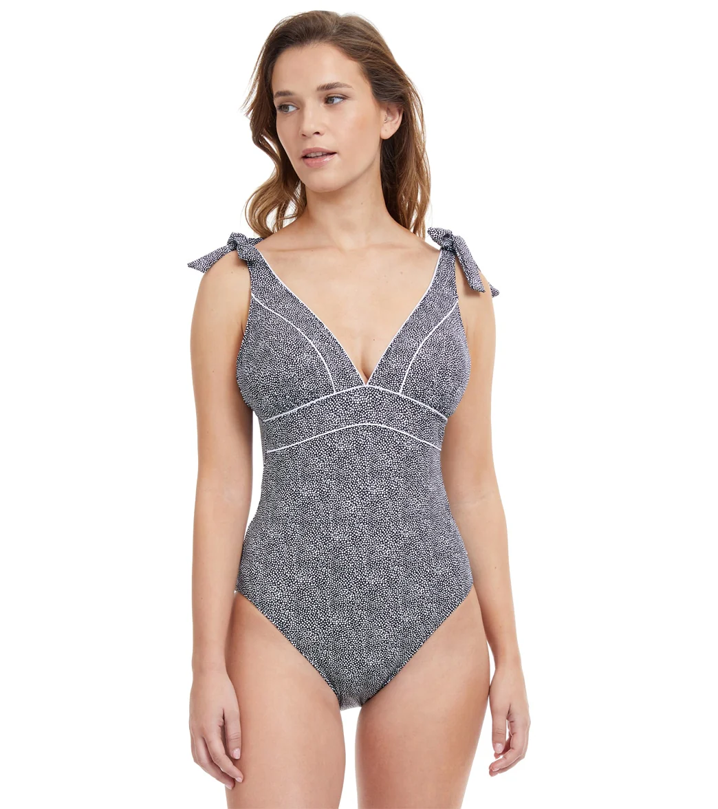 Profile by Gottex Women's Collette V Neck with Shoulder Ties One Piece Swimsuit - Image 8