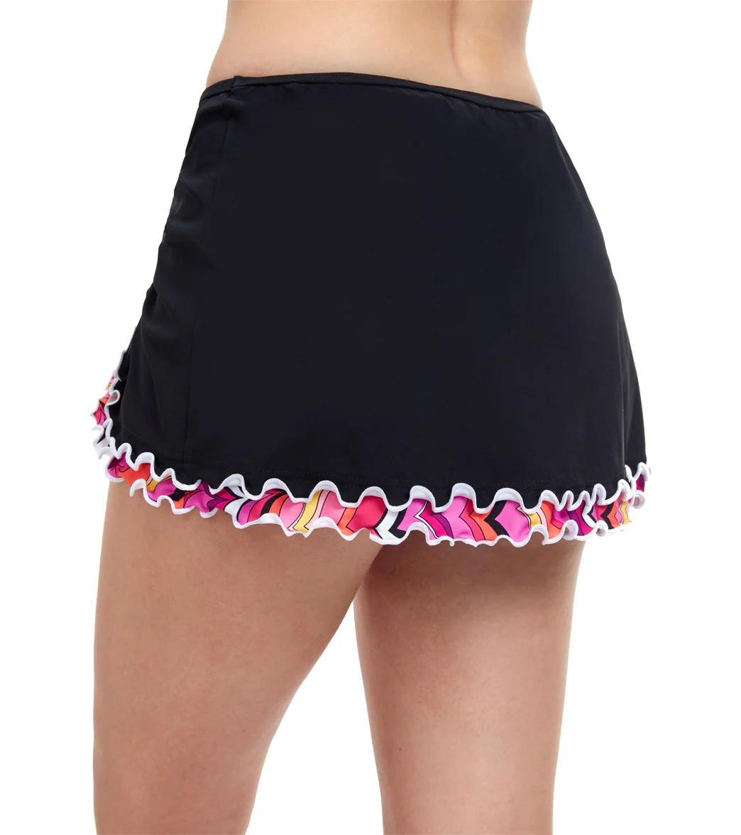 Profile by Gottex Women's Palm Springs Side Slit Swim Skirt - Image 4