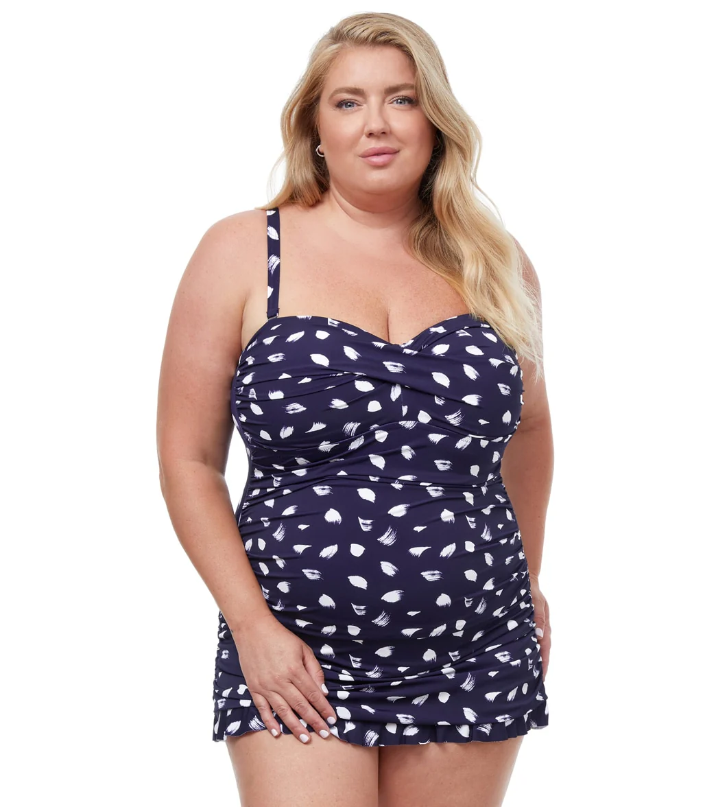 Profile by Gottex Women's Plus Size Light As A Feather Swim Dress - Image 6