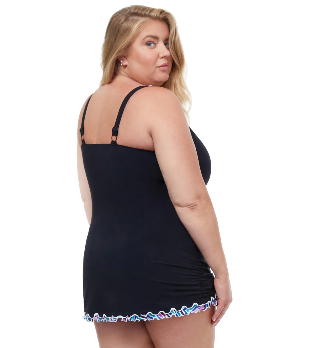 Profile by Gottex Women's Plus Size Tempo Swim Dress - Image 3