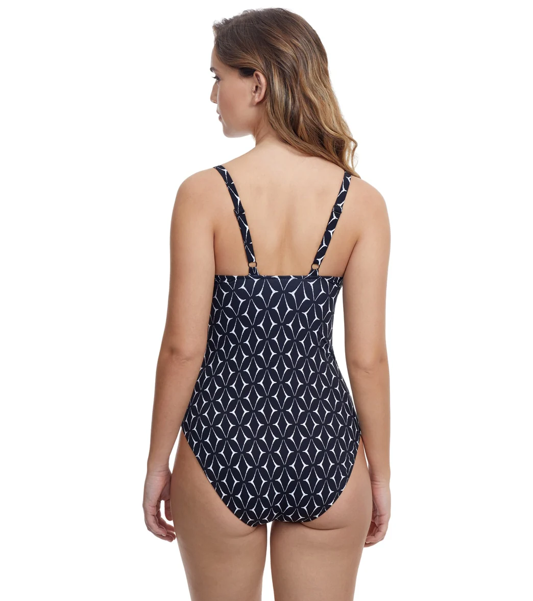 Profile by Gottex Women's Supreme Deep V Neck One Piece Swimsuit - Image 3