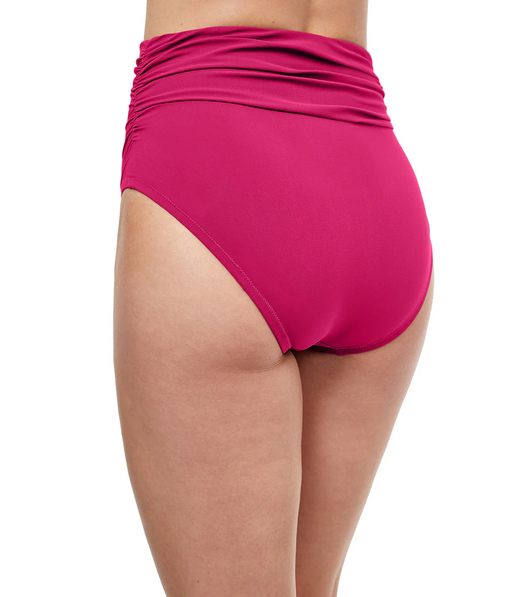 Profile by Gottex Women's Tutti Frutti Shirred High Waisted Bikini Bottom - Image 8
