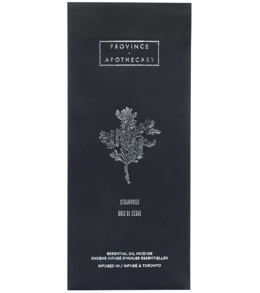 Province Apothecary Essential Oil Cedarwood Incense
